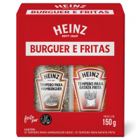 Heinz Kit Temperos Para Hambúrguer E Batata 150g na Amazon