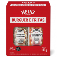 Heinz Kit Temperos Para Hambúrguer E Batata 150g na Amazon