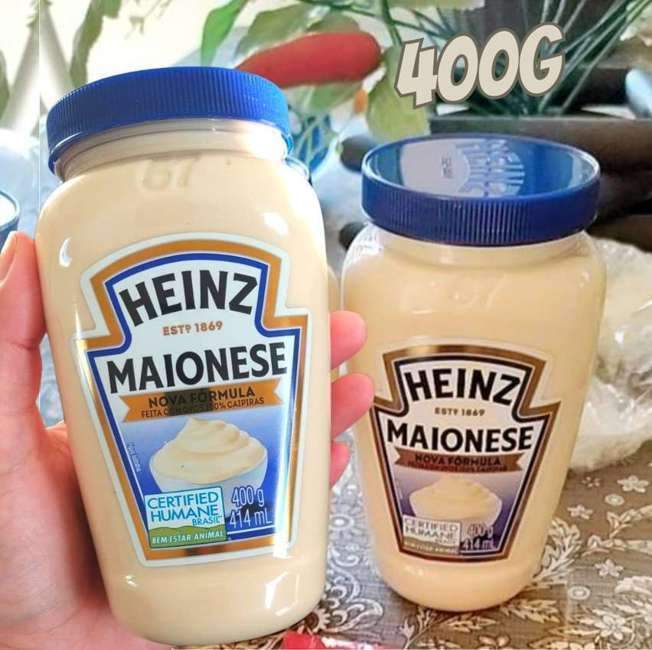 Heinz Maionese Tradicional, 400G – Tamanho Grande na Amazon