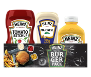 Heinz Pack Hamburger Ketchup 397G + Maionese 215G + Mostarda 255gG na Amazon