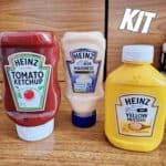Heinz Pack Hamburger Ketchup 397G + Maionese 215G + Mostarda 255gG na Amazon