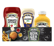 Heinz Pack Hamburguer Ketchup 397g + Maionese 215g + Mostarda 255g na Amazon