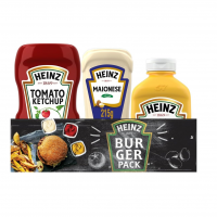 Heinz Pack Hamburguer Ketchup 397G + Maionese 215G + Mostarda 255gG na Amazon