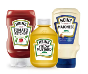 Heinz Pack Hamburguer Ketchup 397G + Maionese 215G + Mostarda 255gG na Amazon