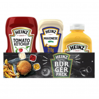 Heinz Pack Hamburguer Ketchup 397G + Maionese 215G + Mostarda 255gG na Amazon