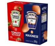 Heinz Pack Ketchup 397g + Maionese 390g na Amazon