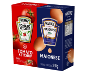 Heinz Pack Ketchup 397G + Maionese 390G na Amazon