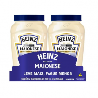 Heinz Pack Maionese Tradicional, 400G - 2 Unidades na Amazon