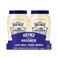 Heinz Pack Maionese Tradicional, 400G - 2 Unidades na Amazon