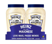 Heinz Pack Maionese Tradicional, 400G – 2 unidades na Amazon
