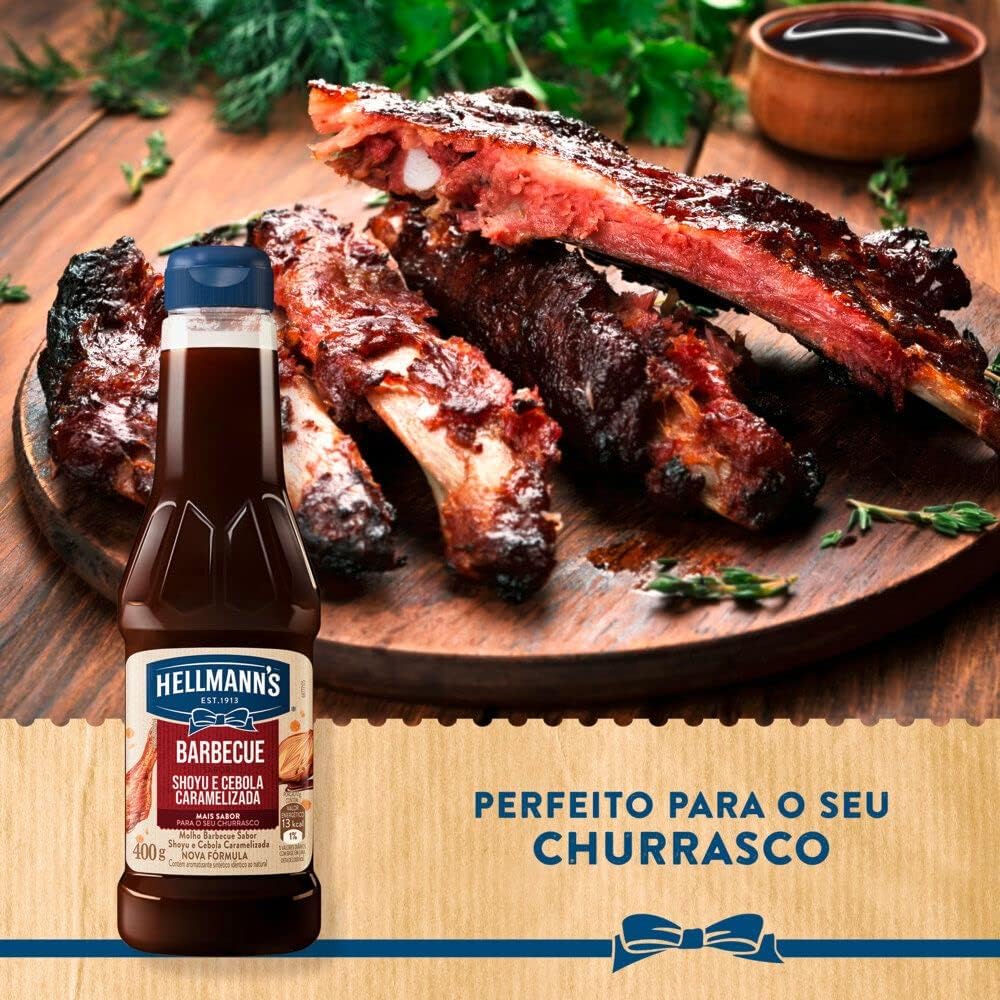 Hellmann´s Molho Barbecue Shoyu E Cebola Caramelizada Frasco 400G na Amazon