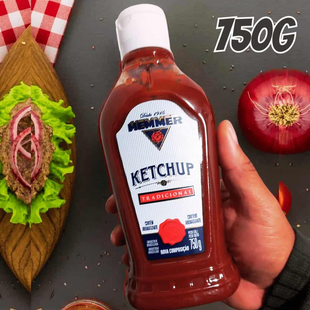 Hemmer Ketchup Tradicional Squeeze 750G na Amazon