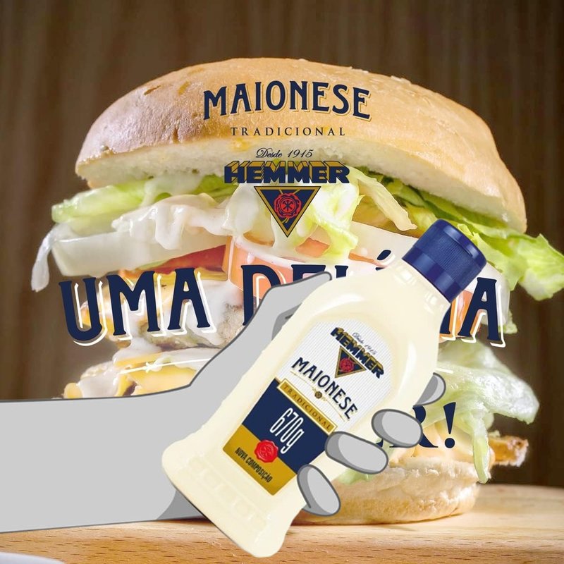 Hemmer Maionese Tradicional Squeeze 670G na Amazon