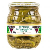 Hemmer Pepinos Em Condimento Suave 300G na Amazon