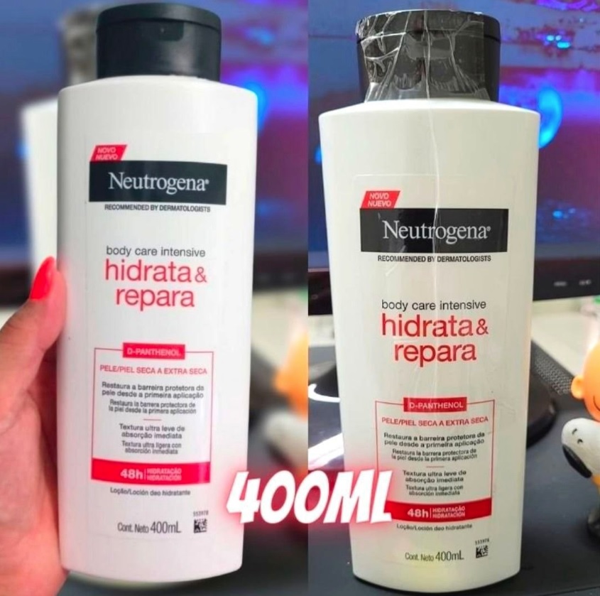 Hidratante Corporal Body Care Intensive Hidrata & Repara 400ml, Neutrogena na Amazon
