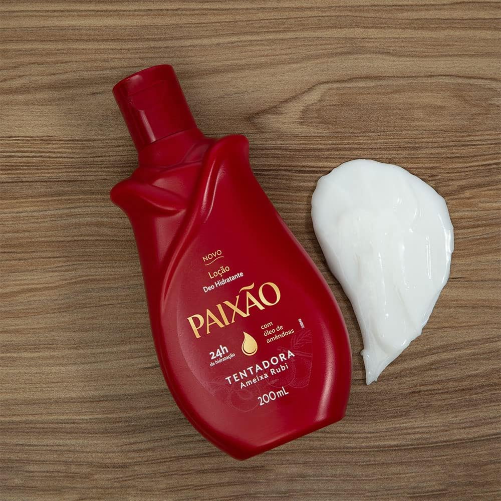 Hidratante Desodorante Corporal Tentadora, Paixão, 200 ml na Amazon
