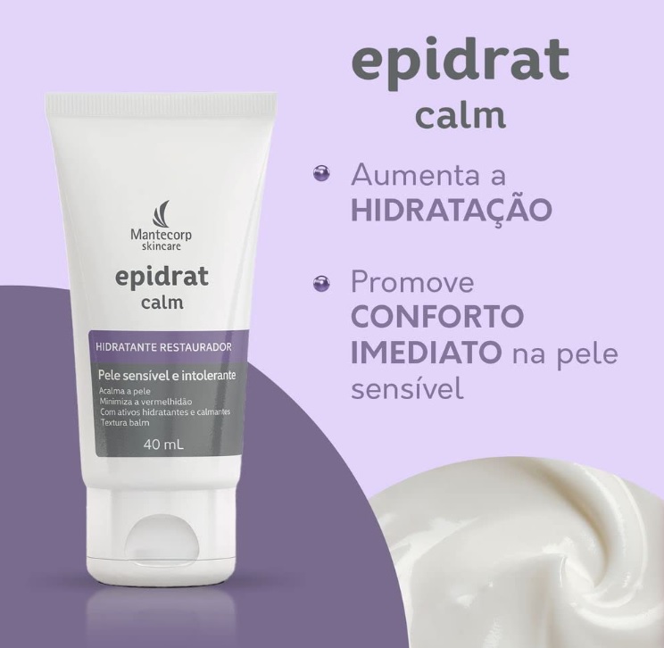 Hidratante Facial Calm, Epidrat, Mantecorp Skincare, 40 ML na Amazon