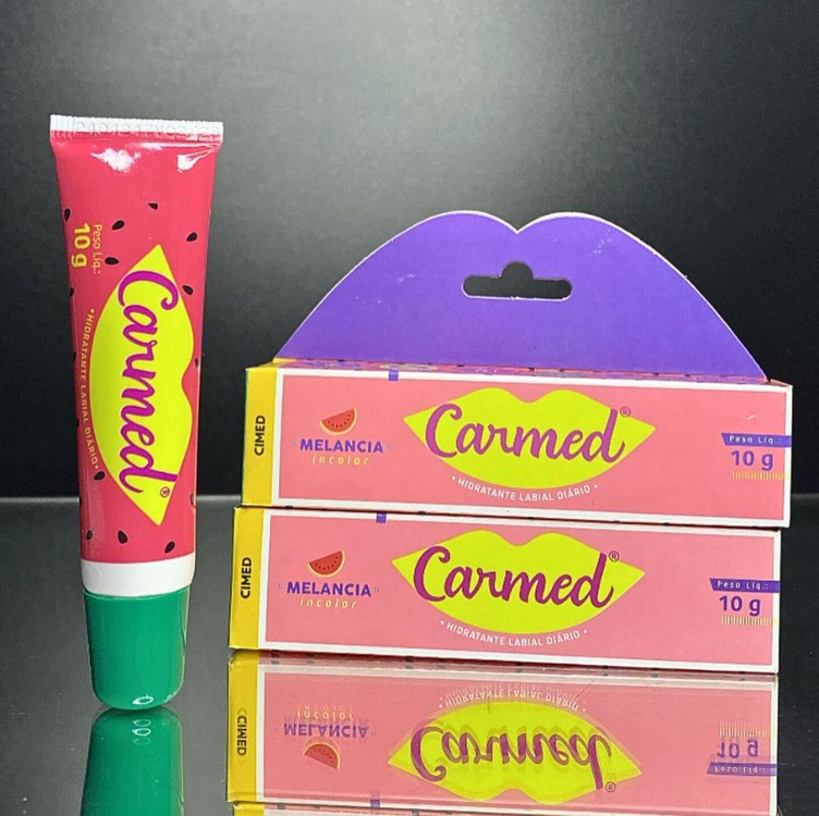 Hidratante Labial Carmed Sabor Melancia 10g na Amazon