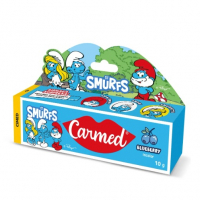 Hidratante Labial Carmed Smurfs 10g na Pague Menos