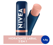 Hidratante Labial NIVEA Hidra Color 2 em 1 Nude 4,8g na Amazon
