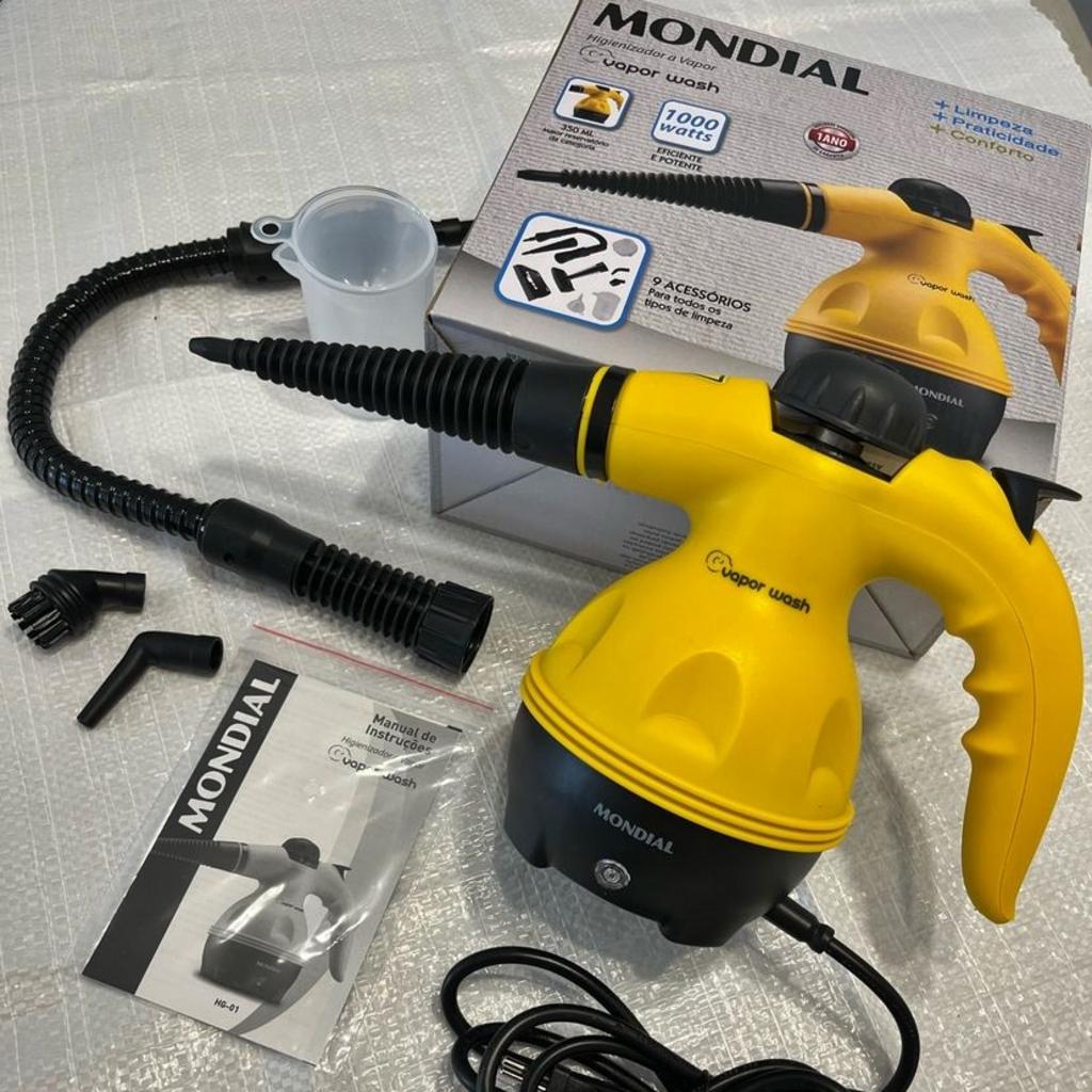 Higienizador a Vapor Mondial, Wash, 220V, 1000W, Amarelo – HG-01 na Amazon