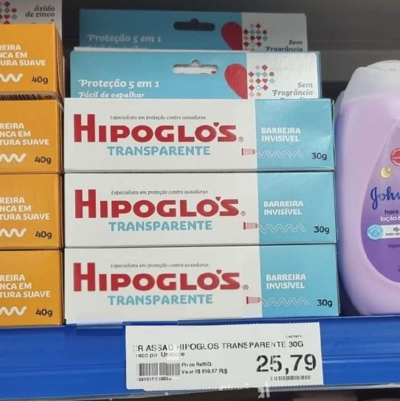 Hipoglós Transparente 30G, Hipoglós na Amazon