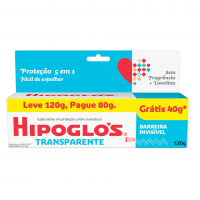 Hipoglós Transparente Creme Preventivo De Assaduras Leve 120g Pague 80g na Amazon