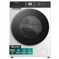 Hisense Lava E Seca, 11kg Lavagem/7kg Secagem, Wi-Fi, Steam, 13 Programas, WD3S11-220V na Amazon