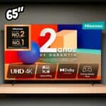 Hisense Smart TV UHD 4K 65 Polegadas 65A6K HDR10+ Dolby Vision Controle por Voz Compatível com Alexa na Carrefour