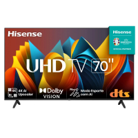 Hisense Smart TV UHD 4K 70 Polegadas 70A6K HDR10+ Dolby Vision Controle Por Voz Compatível Com Alexa na Carrefour