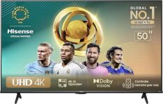 Hisense Smart TV UHD 4K DLED 50″ Polegadas 50A6K com HDR10+ Dolby Vision Game Mode Controle por Voz Alexa Built-In AirPlay na Amazon