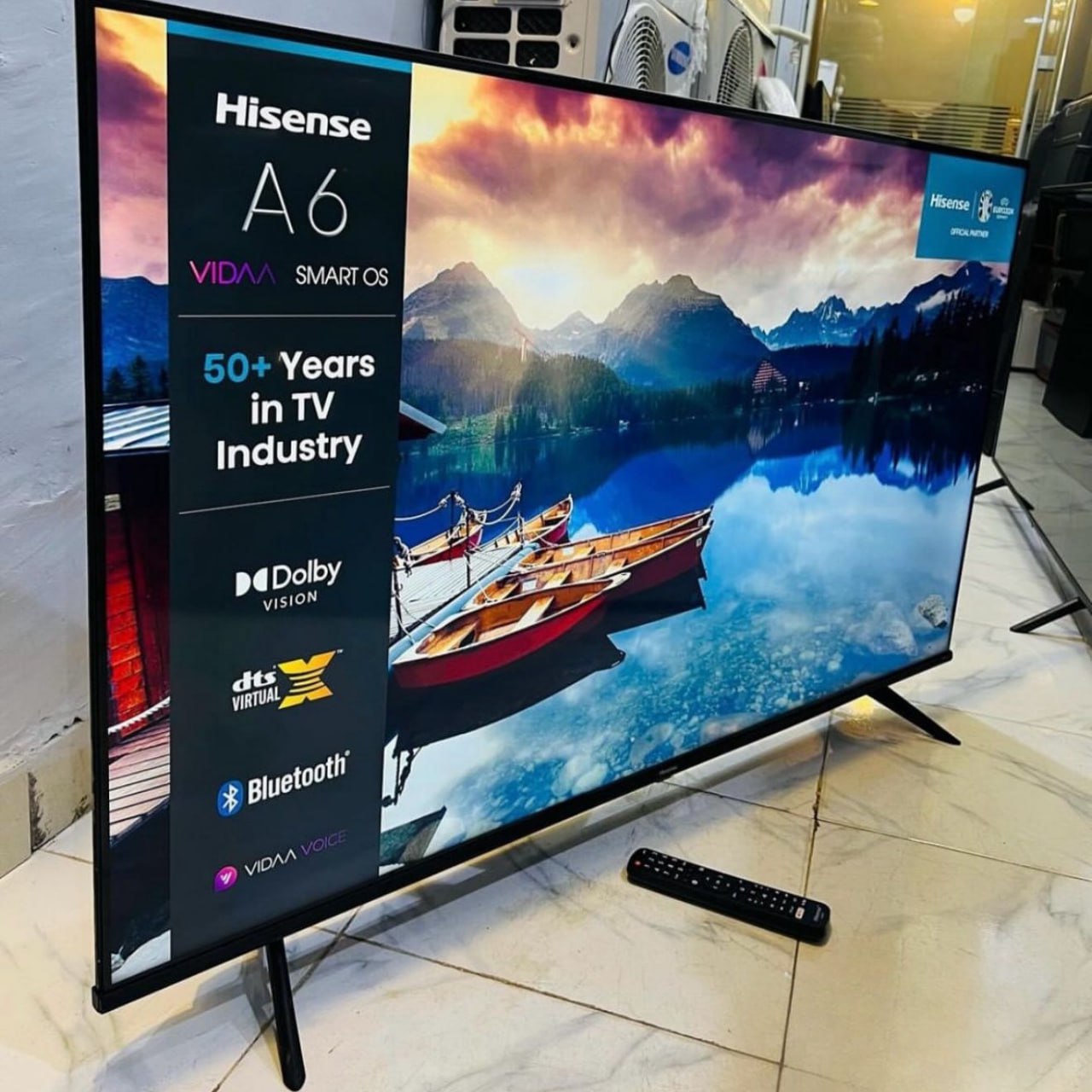 Hisense Smart TV UHD 4K DLED 50″ Polegadas 50A6N com HDR10+ Dolby Vision Game Mode Controle por Voz Alexa Built-In AirPlay na Amazon