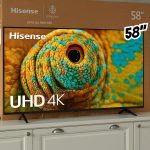 Hisense Smart TV UHD 4K DLED 58″ Polegadas na Amazon