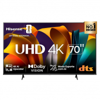 Hisense Smart TV UHD 4K DLED 70" Polegadas 70A6N Com HDR10+ Dolby Vision na Amazon