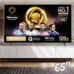 Hisense Smart TV UHD 4K Mini LED 65″ Polegadas 65U6N Google TV, Processador com AI, HDR10+, Dolby Atmos, Sports Mode, Game Mode Plus e Compatível com Alexa na Amazon