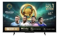 Hisense Smart TV UHD 4K QLED 65″ Polegadas 65Q6N Google TV com HDR10+, Dolby Atmos, Sports Mode, Game Mode Plus e Compatível com Alexa na Amazon