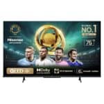 Hisense Smart TV UHD 4K QLED 75″ Polegadas 75Q6N Google TV com HDR10+, Dolby Atmos, Modo Esporte, Modo Jogo Plus e Compatível com Alexa na Amazon