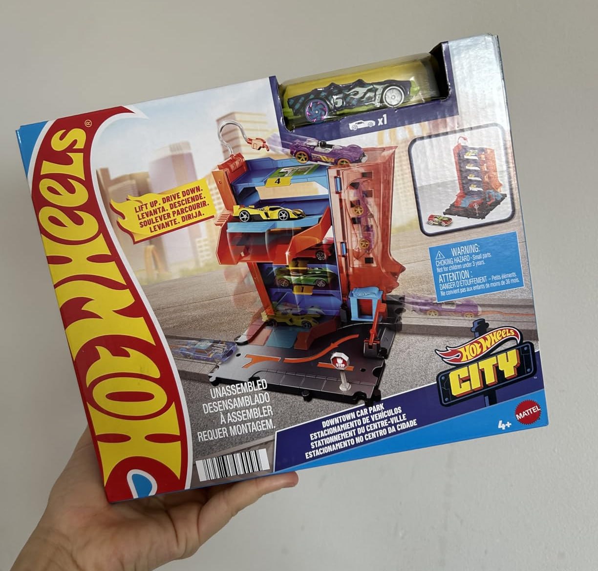 Hot Wheels City Pista de Brinquedo Garage Altura Dupla para crianças a partir de 4 anos na Amazon