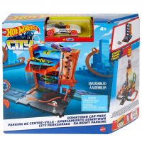 Hot Wheels City Pista De Brinquedo Garage Altura Dupla Para Crianças A Partir De 4 Anos na Amazon