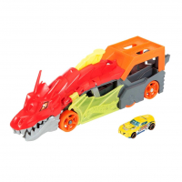 Hot Wheels City, Pista De Brinquedo, Reboque De Dragão Com 1 Carrinho Em Escala 1:64 na Amazon