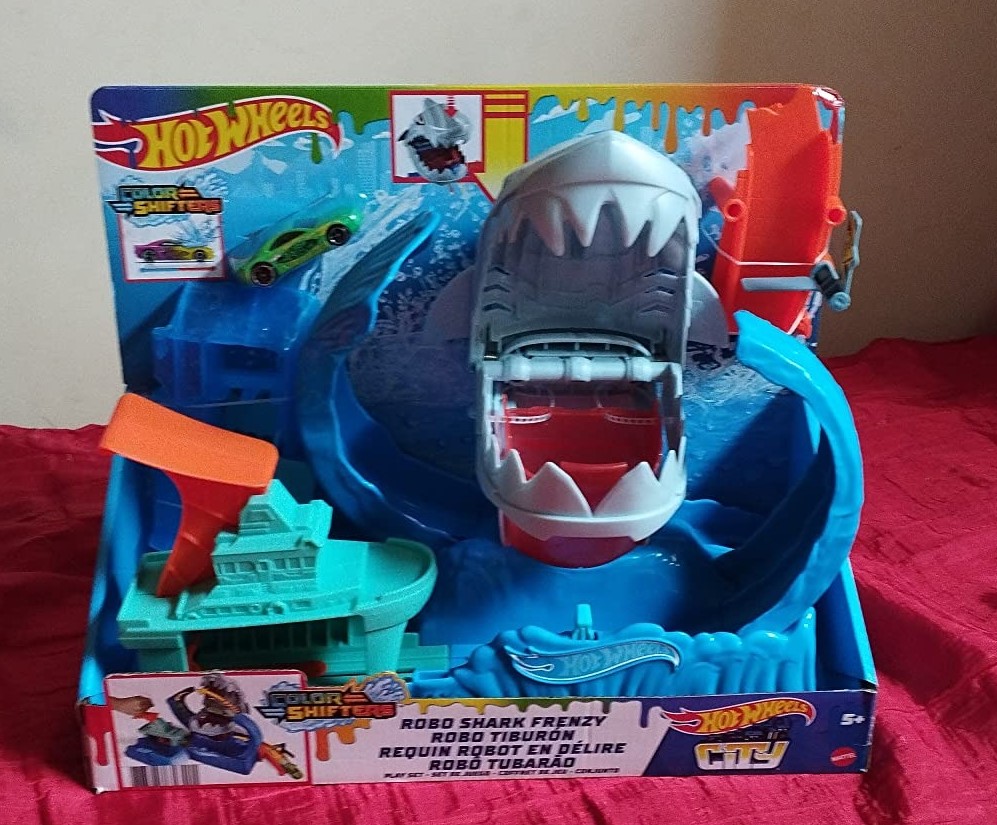 Hot Wheels City Robô Tubarão, Mattel na Amazon