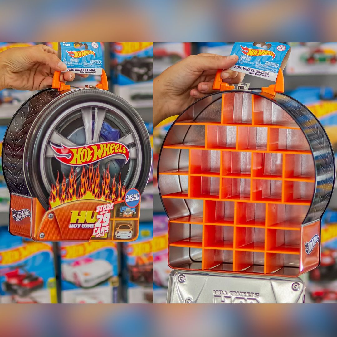 Hot Wheels – Porta Carrinho Roda Metálica na Amazon