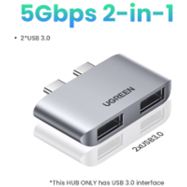 HUB HDMI 2 em 1 UGREEN 2 Portas USB 3.0 na Shopee