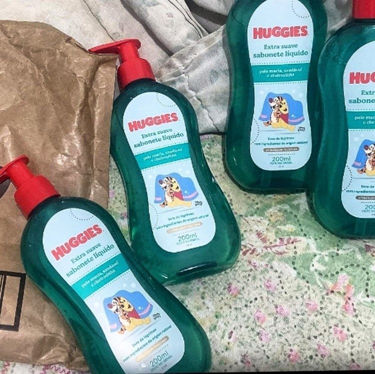 Huggies Extra Suave – Sabonete Líquido, 200ml na Amazon
