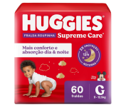 Huggies Fralda Roupinha Supreme Care G 60 Un na Amazon