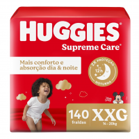 Huggies Fralda Supreme Care XXG 140 Un na Amazon
