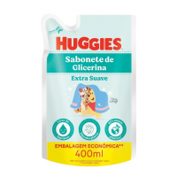 Huggies Refil Sabonete Líquido Glicerina Extra Suave 400 Ml na Amazon