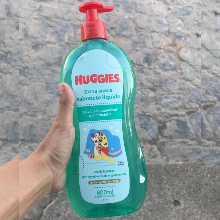 HUGGIES Sabonete Líquido Huggies Extra Suave – 600Ml na Amazon