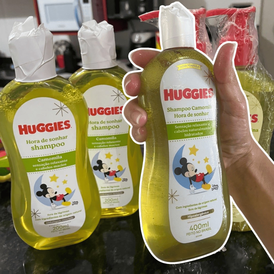 HUGGIES Shampoo Infantil Huggies Chá De Camomila – 400Ml na Amazon