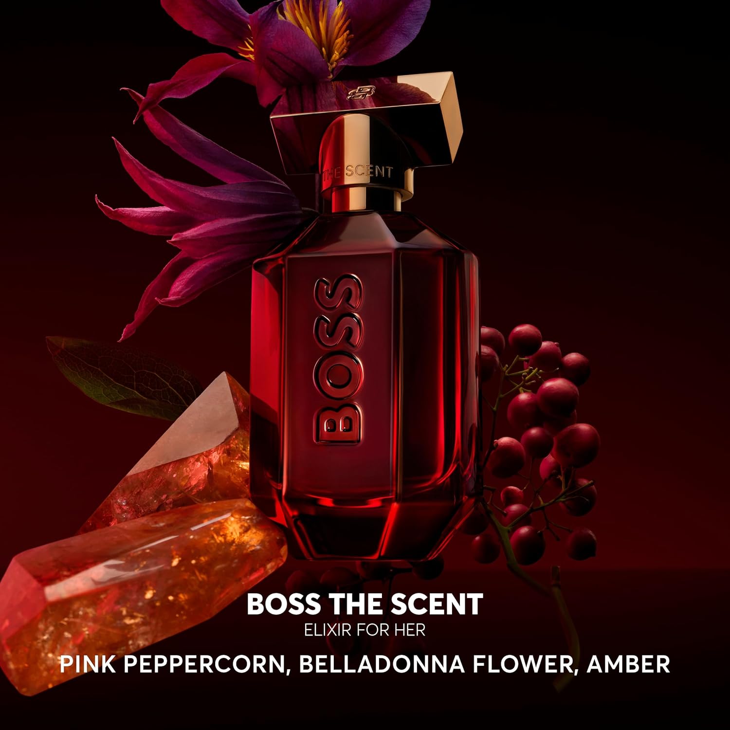 HUGO BOSS BOTTLED THE SCENT ELIXIR FEMININO 50ML na Amazon